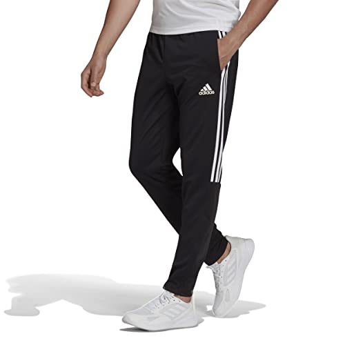 adidas Men’s Standard Sereno Pant, Black/White, Medium