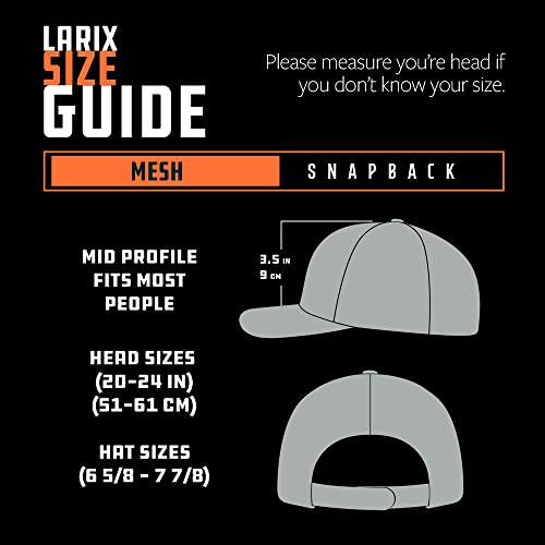 LARIX GEAR Trucker Hats for Men Wild Mountain (Graphite GrayBlack Hat) Black Granite Gray | The Storepaperoomates Retail Market - Fast Affordable Shopping