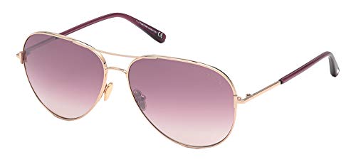 Sunglasses Tom Ford FT 0823 Clark 28U Shiny Rose Gold, Trans. Pink/Gradient Bo