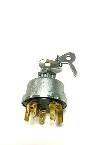 Arko Tractor Parts Ignition Key Switch for Ford Tractors 2000 2600 3000 3600 4000 4600 4610 5000 5600 5610 6600 6700 7000 8210 E7NN11N501AB D3NN11N572A 81806736 81838693 89843617