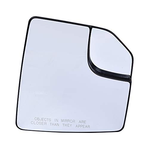 PIT66 View Mirror Glass, Compatible with 15-18 Ford F-150, Right Side Non-Heated, FL3Z17K707A