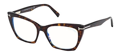 Tom Ford FT 5709-B BLUE BLOCK Dark Havana 54/17/140 women Eyewear Frame