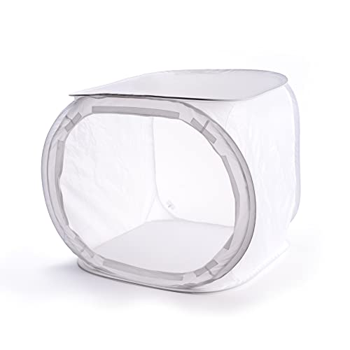 Photomyne Professional Photo Studio Shooting Tent | Photo Light Tent | Light Cube Diffusion – White (24X24 inch / 60X60 cm)