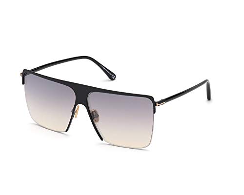 Tom Ford SOFI FT 0840 Shiny Black Silver/Smoke 61/11/140 women Sunglasses