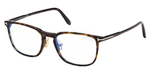 Tom Ford FT 5699-B 052 Dark Havana Plastic Square Eyeglasses 55mm