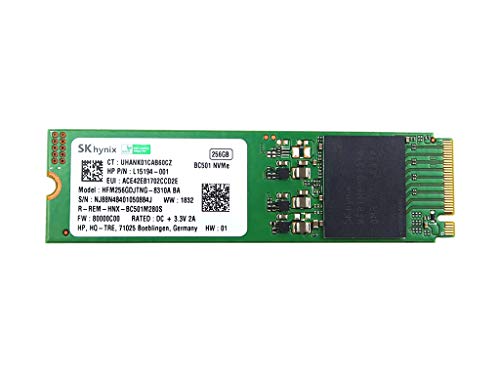 Hynix HFM256GDJTNG BC501 256GB M.2 2280 PCI-Express 3.0 NVMe SSD Solid State Drive L15194-001 Compatible Replacement Spare Part for Sk Compatible and Other Systems