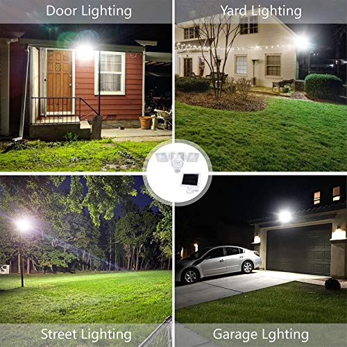 Solar Motion Lights Outdoor Dimmable 2000LM Led Flood Security Light with Motion Sensor and Adjustable Solar Panel, 5000K, IP65 Waterproof Security Light for Garden,Backyard, Pathway, Garage | The Storepaperoomates Retail Market - Fast Affordable Shopping