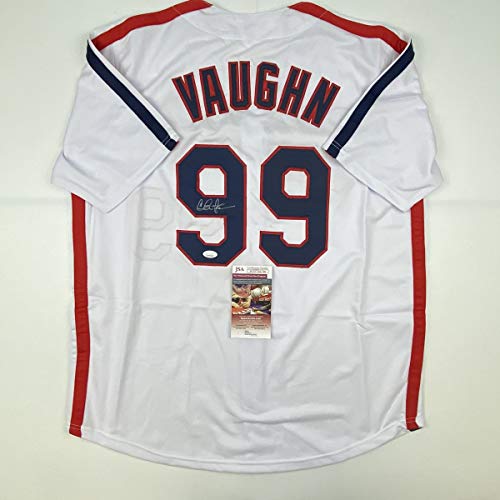 Autographed/Signed Charlie Sheen Wild Thing Ricky Vaughn Major League Movie Baseball Jersey JSA COA