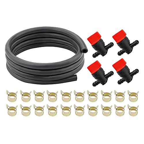 Coolwind 1/4 Inch 25-Foot Fuel Line Hose Compatible with Briggs & Stratton 395051 499742 122k02 Small Engine