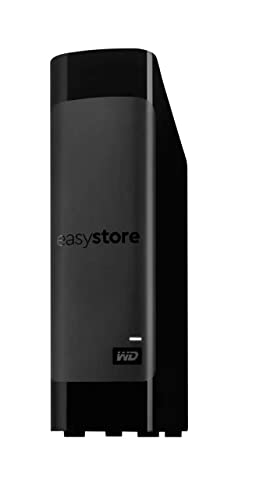 WD Easystore 14TB External USB 3.0 Hard Drive – Black WDBAMA0140HBK-NESN