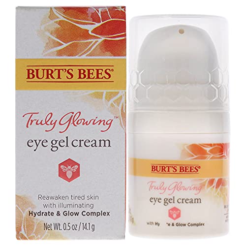 Burts Bees Truly Glowing Eye Gel Cream Unisex 0.5 oz, White