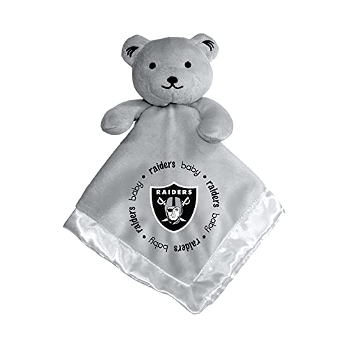 Baby Fanatic MasterPieces NFL Raiders Security Bear Blanket, One Size, Gray