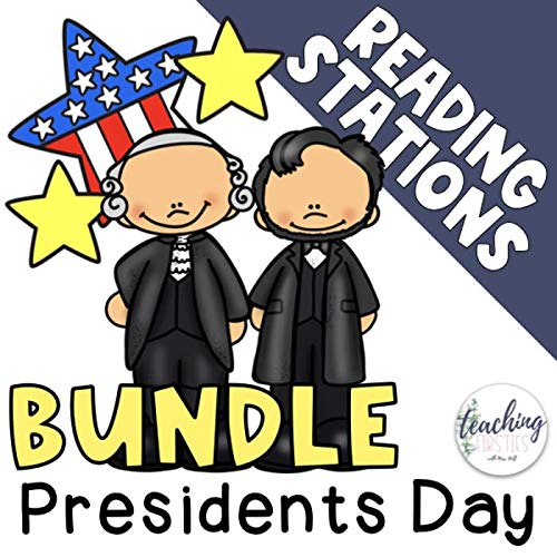 Reading Stations – Presidents Day Activities BUNDLE – Includes 3 different resources
