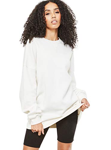 4TH & RECKLESS Women’s Natalia Oversized Sweatshirt, Ivory, X-Small