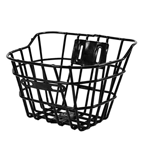 BESPORTBLE Bike Basket Front Handlebar Bicycle Bicycle Basket Detachable Bicycle Accessories Black