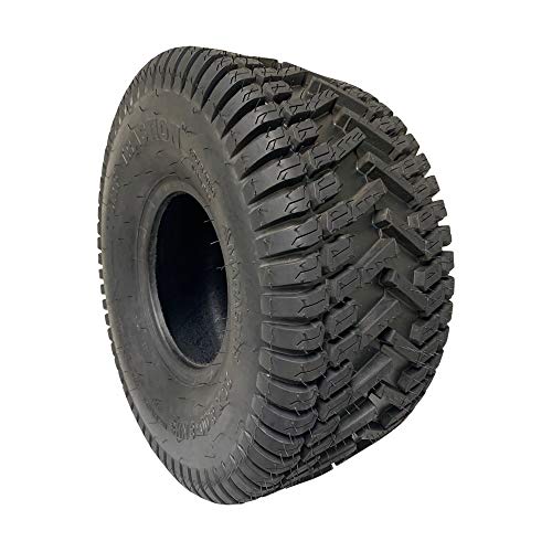 MARASTAR 20808-TO Turf Traction 20×8.00-8/20×10.00-8 4PR Rear TIRE ONLY for Riding Mowers, 20.2×20.2×9.5, Black