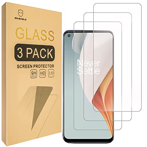 Mr.Shield [3-Pack] Designed For OnePlus (Nord N100) [Tempered Glass] Screen Protector [Japan Glass With 9H Hardness] with Lifetime Replacement