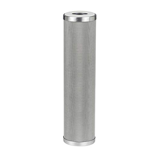 VivoWave Stainless Steel Cleanable Wire Mesh Filter Cartridge 10” Length, 2.5”OD (50 Micron)