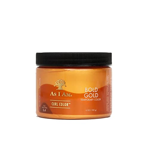 As I Am Curl Color – Bold Gold – 6 ounce – Color & Curling Gel – Temporary Color – Vegan & Cruelty Free