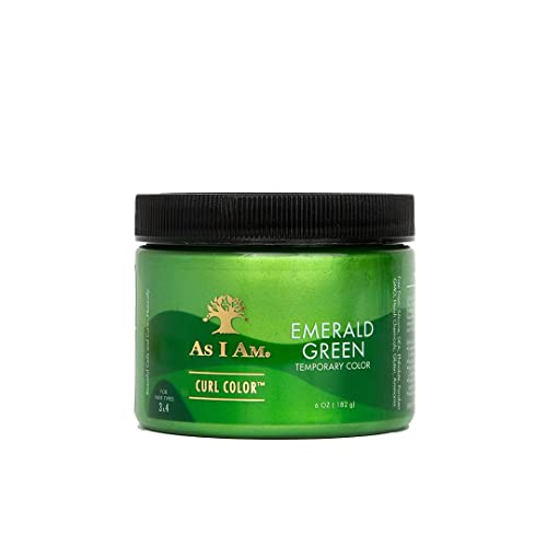 As I Am Curl Color – Emerald Green – 6 ounce – Color & Curling Gel – Temporary Color – Vegan & Cruelty Free