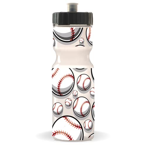 50 Strong Kids Water Bottle | 22 oz. BPA- Free Sports Squeeze Water Bottles with Pull Top Cap |Perfect Water Bottle for School | Reusable & Durable for Boys & Girls | Made in USA
