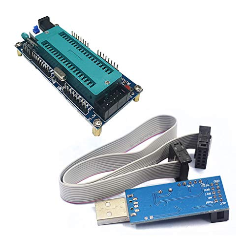 Wondiwe AVR ATMEGA System Development Board and USB ATMEGA8 ISP Programmer 51 Module