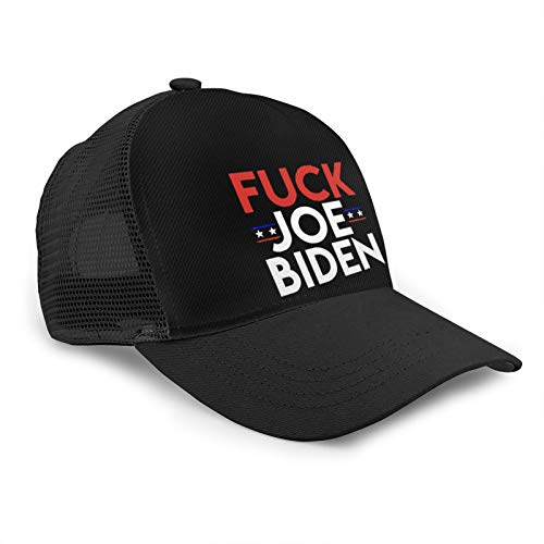 Fuck Joe Biden Adjustable Baseball Cap Classic American Style Printing Fits Men and Women Black