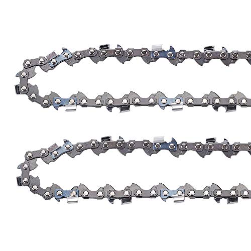 Anzac 8 Inch Chainsaw Chain Replacement for 901289001 Poulan Homelite Ryobi RY43160 RY43161 Pole Saw 30254EG UT-43160 3/8″ LP Pitch .043″ Gauge 34DL Chain Semi Chisel 2 Pack