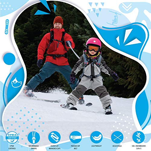 Sklon Ski and Snowboard Harness Trainer for Kids – Teach Your Child the Fundamentals of Skiing and Snowboarding – Premium Training Leash Equipment Prepares Them to Handle the Slopes (Pink Snowflake) | The Storepaperoomates Retail Market - Fast Affordable Shopping