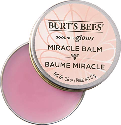 Burt’s Bees 100% Natural Origin Goodness Glows Miracle Balm, Hydrates and Softens Dry Skin From Head To Toe, 0.6 Ounce Tin