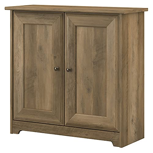 Bush Furniture Cabot Small Storage Cabinet with Doors, Reclaimed Pine
