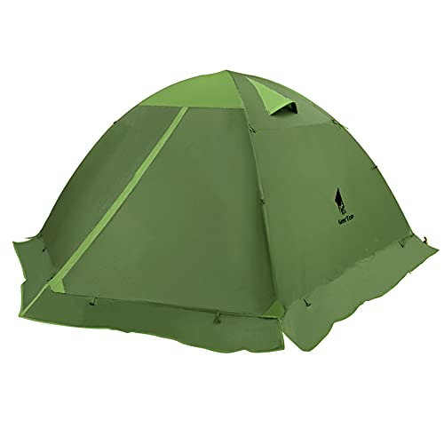 GEERTOP 2-3 Person Dome Tent for Camping Waterproof Outdoor Tent 4 Season Double Layer Lightweight Backpacking Tent for All Weather Camp, Hiking -Freestanding Poles