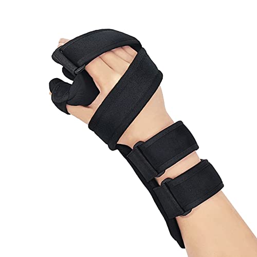 OSK Soft Functional Resting Hand Splint for Flexion Contractures – Stroke Hand Brace- Corrective, Supportive Brace for Correction, Comfort & Pain Relief (Small, Right)