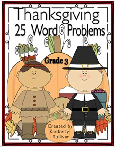 Thanksgiving Word Problems Grade 3 TASK CARDS