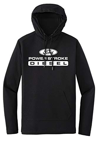 Ford Power Stroke Logo Hooded Sweatshirt, Black