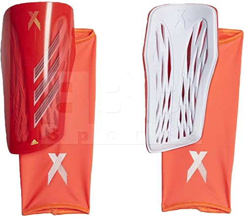 adidas unisex-adult X League Shin Guards Red/Solar Red/Solar Yellow/Black Large