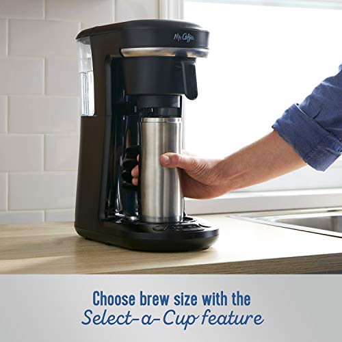 Mr. Coffee Coffee Maker, Programmable Coffee Machine for Single Serve or Carafe Coffee, 10 Cups, Black | The Storepaperoomates Retail Market - Fast Affordable Shopping