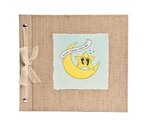 Beautiful Baby Memory Book Keepsake, Hugs and Kisses XO, Baby Unisex, Twinkle Twinkle Little Star, Baby Journal and Photo Album
