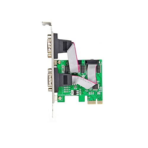 X-MEDIA XM-PEX-2S PCI-E 2-Port Dual DB9 Serial / RS232 Port PCI Express (PCIe x1) Adapter Card – WCH382L Chipset – 16C550/16C552/16C554 and 16C750 UART | The Storepaperoomates Retail Market - Fast Affordable Shopping