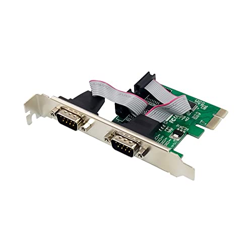X-MEDIA XM-PEX-2S PCI-E 2-Port Dual DB9 Serial / RS232 Port PCI Express (PCIe x1) Adapter Card – WCH382L Chipset – 16C550/16C552/16C554 and 16C750 UART | The Storepaperoomates Retail Market - Fast Affordable Shopping
