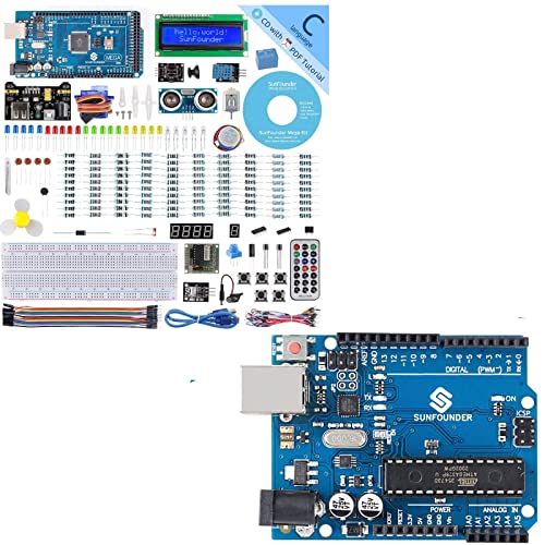 SunFounder 2560 R3 Project Super Starter Kit with 2560 Controller Board and R3 Controller Board
