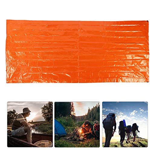 Alomejor 2Pcs Outdoor Emergency Sleeping Bag Waterproof Thermal Survival Shelter Emergency Tent Gear for Hiking Camping Outing Hunting | The Storepaperoomates Retail Market - Fast Affordable Shopping