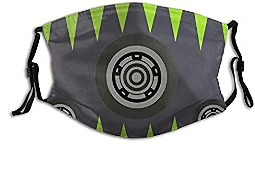 Titafel Octane Apex Legends Cloth Face Mask Reusable Adjustable Washable For Adult & Teens With 2 Filters
