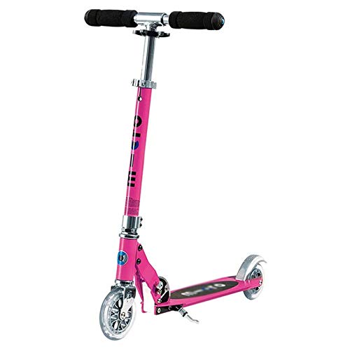 Scooter Big Wheel Aluminium, Suitable for Children and Adolescents, Non Electric Folding,Single Pedal, Anti Skid Pedal