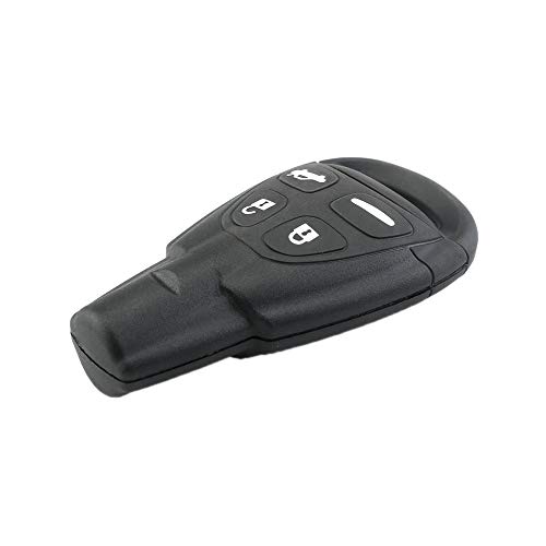 DJL1 Replacement Key Fob 4 Buttons Keyless Entry Smart Remote Key Fob Case & Pad for SAAB 9-3 9-5 2003-2011 Car Key Shell with Battery | The Storepaperoomates Retail Market - Fast Affordable Shopping