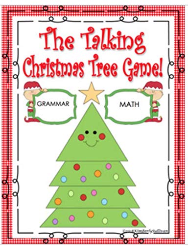 THE TALKING CHRISTMAS TREE GAME MATH and GRAMMAR 42 TASK CARDS