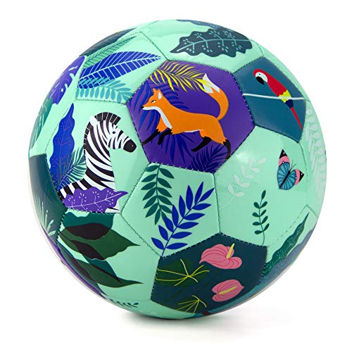 Daball Kid and Toddler Soccer Ball – Size 1 and Size 3, Pump and Gift Box Included (Size 3, Animal Kingdom)