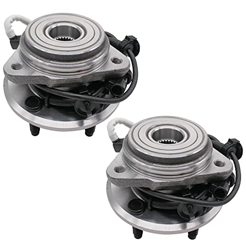 PAROD Pair 515003 Front Wheel Hub Bearing Assembly Compatible with 1995-01 Ford Explorer 01-09 Ranger, 97-01 Mercury Mountaineer, Mazda B4000 B3000 4X4 4WD W/ABS