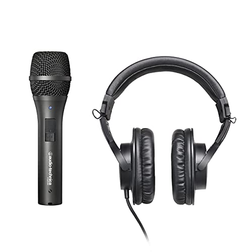 Audio-Technica AT-EDU25 Working and Learning from Home Pack with AT2005USB Cardioid Dynamic USB/XLR Microphone and ATH-M20x Headphones (ATEDU25)