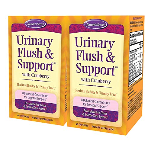 Nature’s Secret Urinary Flush & Support 60 Capsules (Pack of 2)